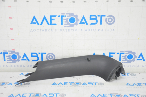 Right trunk door trim VW Tiguan 09-17 black, worn, broken fastener