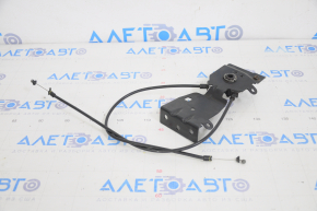 Bracket for opening the hood lock handle under the hood Audi Q8 19 - broken fasteners