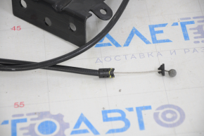 Bracket for opening the hood lock handle under the hood Audi Q8 19 - broken fasteners