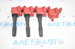 Ignition coil 4pcs (set) VW Passat b7 12-15 USA 1.8T red, 1 without insulator