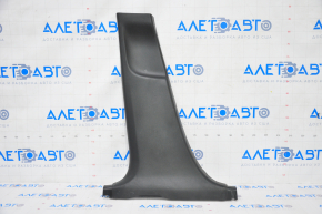 Lower left center pillar trim Mazda CX-5 17- black, scratches, broken mount