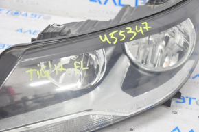 Headlight front left VW Tiguan 12-17 rest, halogen, sand