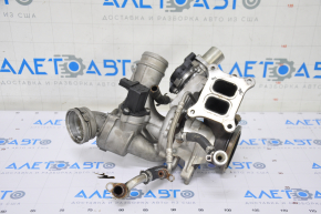 Turbine assembly with manifold and cooling pipes VW Passat b7 12-15 USA 1.8T 110k