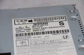Monitor, display, navigation Nissan Leaf 13-17 without card, without camera