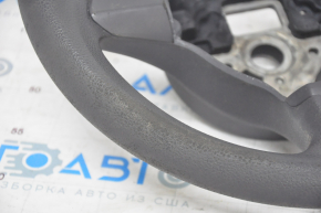 Steering wheel bare VW Tiguan 11-17 rest, rubber, black, worn