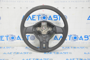 Steering wheel bare VW Tiguan 11-17 rest, rubber, black, worn