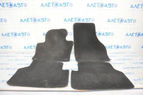 Set of floor mats for VW Tiguan 09-17, cloth, black, for cleaning