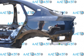 Quarter wing rear left VW Passat b7 12-15 USA black L041 on body, bumps, dent