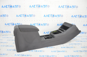 Central console armrest and cup holder VW Tiguan 09-17 black cloth, scratches