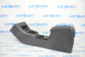 Central console armrest and cup holder VW Tiguan 09-17 black cloth, scratches