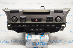 Radio tape recorder with climate control Lexus ES300h ES350 13-18 scratches, missing one knob