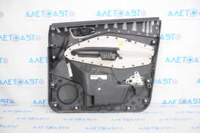 Door trim panel, front left, Ford Escape MK3 13-16 pre-restoration, black, gray insert