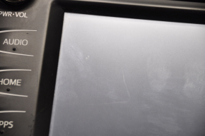Toyota Highlander 14-16 Radio Tape Recorder Large Display, Scratches