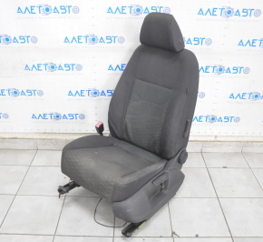 Driver's seat VW Tiguan 09-17 without airbag, cloth black, mechanical, for dry cleaning
