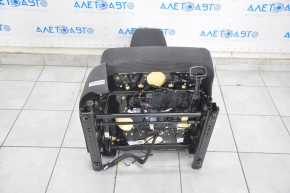 Passenger seat VW Tiguan 09-17 without airbag, cloth black, mechanical, for dry cleaning