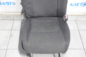 Passenger seat VW Tiguan 09-17 without airbag, cloth black, mechanical, for dry cleaning