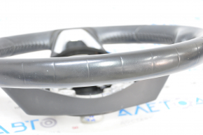 Naked steering wheel Mazda CX-5 17 - black leather, dented leather