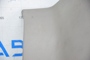 Driver's knee pad assembly VW Tiguan 09-17 with glove compartment, brown, scratches, pad missing