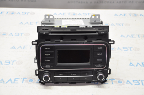 Radio tape recorder Kia Forte 4d 14-16 prerest, chrome on the knob is gone