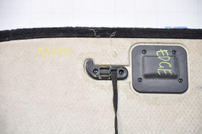 Ford Edge 15 trunk floor - black, type 2, broken hook fastening, for dry cleaning