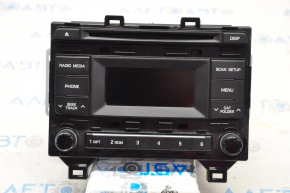 Radio tape recorder Hyundai Sonata 15-17 small display, chrome on knobs is useful
