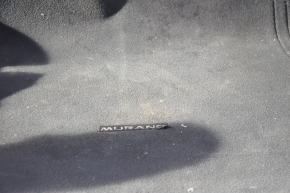 Trunk mat Nissan Murano z52 15 - black cloth, dry cleanable, torn