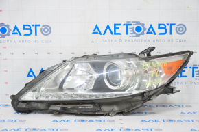Headlight front left complete Lexus ES300h ES350 13-15 dorest xenon + LED DRL, sand, for polishing