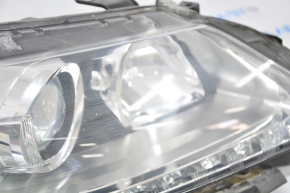 Front right headlight complete Lexus ES300h ES350 13-15 prerest xenon + LED DRL, sand, for polishing