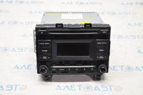 Radio tape recorder Hyundai Sonata 15-17 small display, chrome on knobs is useful