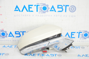 Side mirror right Lincoln MKZ 13-16 12 pins, BSM, turn signal, beige+chrome