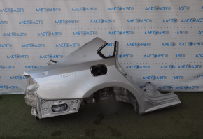 Quarter wing rear right VW Passat b7 12-15 USA silver, dented threshold and pillar, dent, bumps