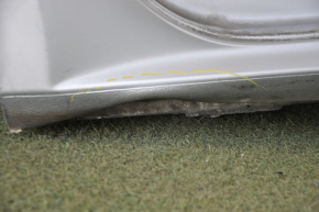 Quarter wing rear right VW Passat b7 12-15 USA silver, dented threshold and pillar, dent, bumps
