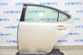 Door assembly rear left Lexus ES300h ES350 13-18 hybrid, under keyless gold 4U7, butt