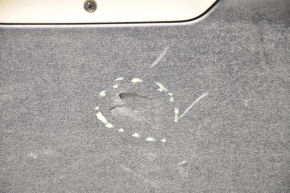 Front trunk floor Nissan Rogue 14-20 beige for 2 rows, punctured, for dry cleaning
