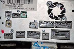 Monitor, display, navigation lower Honda Accord 13-17 adjustment left, scratches