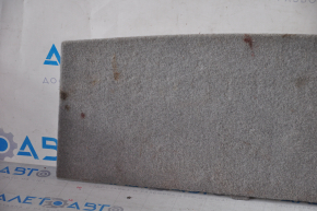 Rear trunk floor Toyota Highlander 08-13 gray, for dry cleaning