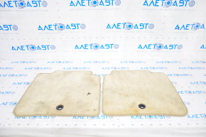 Set of floor mats for Lexus ES300h ES350 13-18 cloth, beige, dry-cleanable