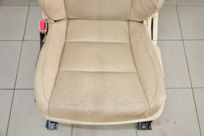 Driver's seat Lexus ES300h ES350 13-18 with airbag, electric, beige leather, dry-cleanable