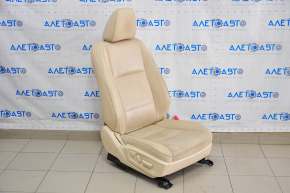 Passenger seat Lexus ES300h ES350 13-18 with airbag, electric, beige leather, dry-cleanable