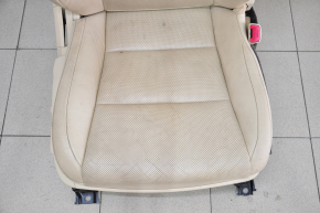 Passenger seat Lexus ES300h ES350 13-18 with airbag, electric, beige leather, dry-cleanable
