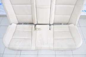 Rear row of seats 2nd row Lexus ES300h ES350 13-18 without airbag, beige leather, dry-cleanable, torn foam