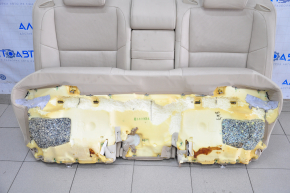 Rear row of seats 2nd row Lexus ES300h ES350 13-18 without airbag, beige leather, dry-cleanable, torn foam