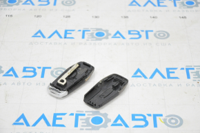 Lincoln MKZ 13-16 smart key, 5 buttons, darkened, chrome is missing