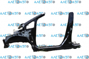 Quarter front left Toyota Prius 30 10-15 black with rack