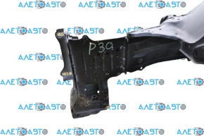 Quarter front left Toyota Prius 30 10-15 black with rack