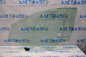 Front left door glass Kia Sorento 16-20 scratches