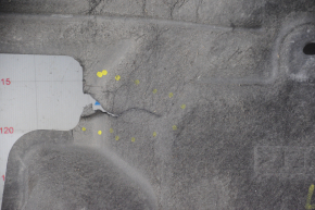 Mazda CX-5 17 rear right underbody protection - dented, tears
