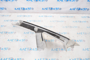 Front pillar trim upper right Toyota Prius 30 10-15 fabric gray