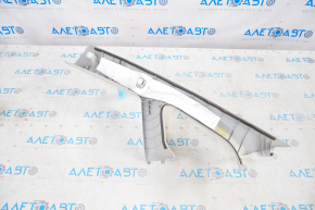 Front pillar trim upper right Toyota Prius V 12-17 fabric gray