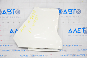 Rear bumper bare left Ford Ecosport 18-22 white ZA, crack in crepe